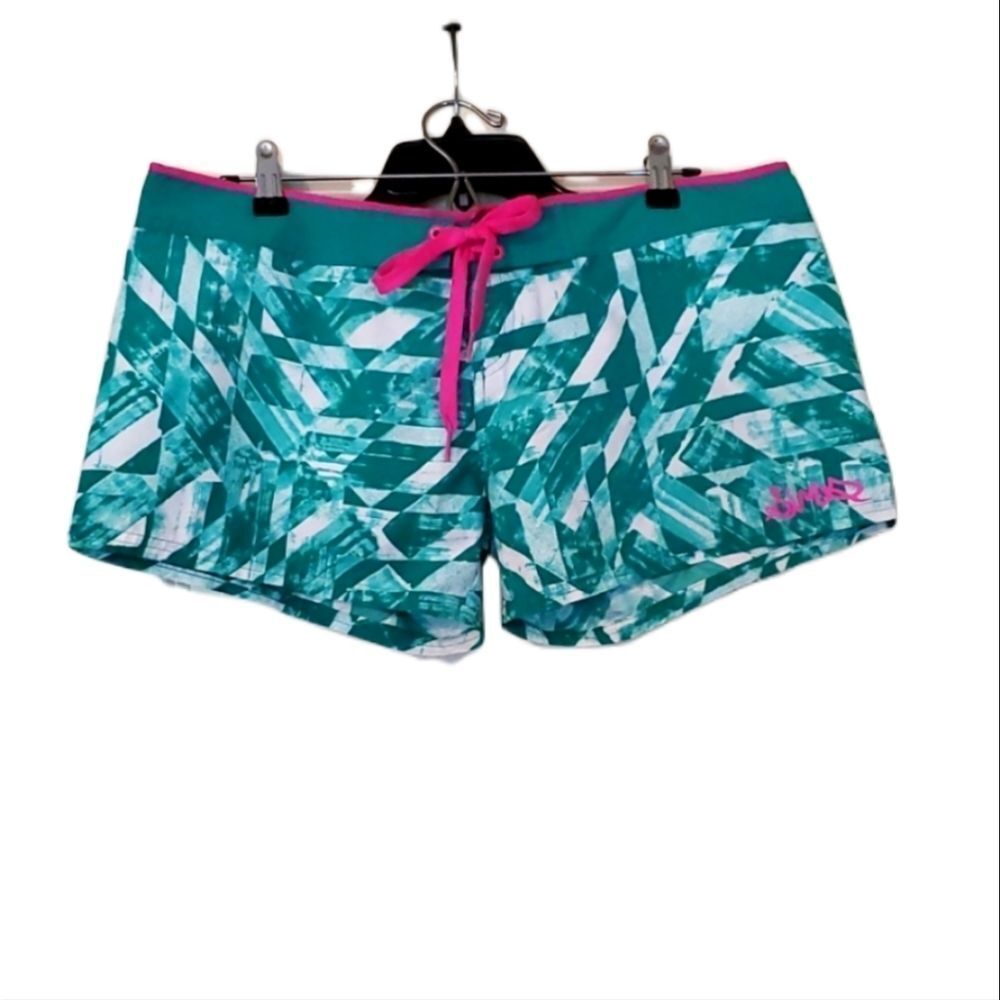 Sims teal white and pink board shorts size Large